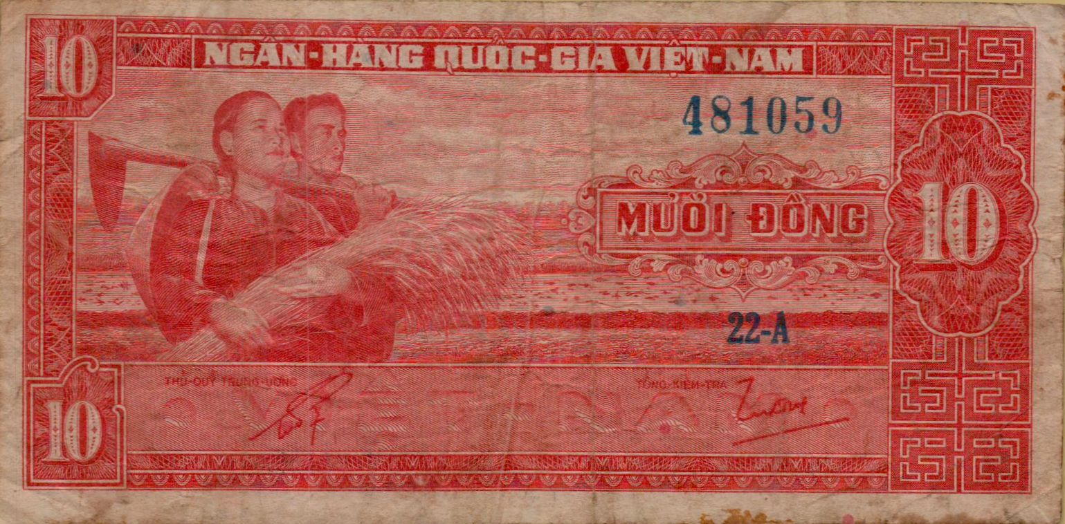 South Vietnam 5 1962 VF P-5